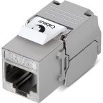 Вставка Keystone Cabeus Jack RJ-45(8P8C), 180 градусов, категория 5e, экранированная, без инструмента Toolless KJ-RJ45-Cat.5e-SH-180-Toolless (артикул 26009129) – фото 1