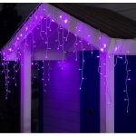 Бахрома Luazon SPEC, IP44, УМС, Ш3м, В0.6м, Н.Б. 3W LED-160-220V, фиолет 1080179 (артикул 19565580) – фото 1
