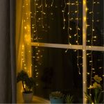 Бахрома Luazon ECO Арка, IP20, Ш1 м, В1 м, Н.С. LED-126-220V, 8 режимов, теплый белый 3556827 (артикул 19588830) – фото 1