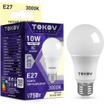 Светодиодная лампа TOKOV ELECTRIC 10Вт А60 3000К Е27 176-264В TKE-A60-E27-10-3K (артикул 25224705) – фото 1