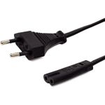 Кабель питания Filum cee 7/16-с7, 2x0.5мм?, 220в, 2.5a, чёрный, 1м FL-PC2.5-EU-C7-1M (артикул 27665088) – фото 1