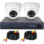 Комплект видеонаблюдения PS-link AHD 2Мп KIT-A202HD 2 камеры для помещения 2995 (артикул 22256499) – фото 1