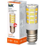 Светодиодная лампа IEK corn капсула 5вт 230в 3000к керамика e14 LLE-CORN-5-230-30-E14 (артикул 27057032) – фото 1