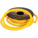 Кабельный маркер NIKOMAX, буква D, желтый, 500шт NMC-CMR-D-YL-500 (артикул 16393081) – фото 1