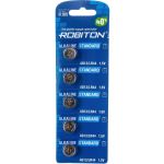 Элемент питания Robiton STANDARD R-AG13-0-BL5 (0 Hg) AG13 LR44 357 A76 МЦ-1154 BL5 16948 (артикул 21094690) – фото 1