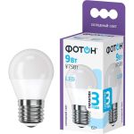 Светодиодная лампа ФОТОН LED P45 9W E27 6500K 24019 (артикул 19901962) – фото 1