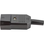 Сетевая вилка Pro Legend 3 PIN пластик на кабель 250V 10A, PL2298 (артикул 24607461) – фото 1