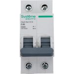 Автоматический выключатель Systeme Electric City9 set ав с 40а 2p 4.5ka 230в C9F34240 (артикул 26626067) – фото 1