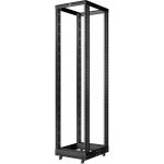 Открытая двухрамная усиленная стойка Cabeus 19"", 37U, цвет черный RA-37U-1000-BK (артикул 25922267) – фото 1