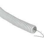 Гофрированная труба EKF ПВХ Plast с зондом d20мм 100м белая tg-z-20-100-white (артикул 17770402) – фото 1