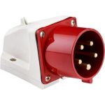 Стационарная вилка PROxima 515, 3Р+РЕ+N, 16А, 380В, IP44, SQ ps-515-16-380 (артикул 16049807) – фото 1