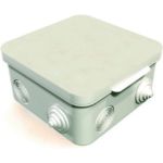 Распределительная коробка GREENEL наружного монтажа 80х80х50мм IP54 GE41238 (артикул 16255005) – фото 1