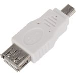 Переходник REXANT USB (гнездо USB-A - штекер mini USB), 1 штука 06-0191-A (артикул 28213964) – фото 1