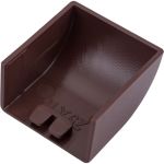 Заглушка EKF Plast PROxima 25х16, 4 шт, под темное дерево ecd-25-16x4 (артикул 16058241) – фото 1