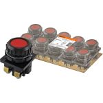 Выключатель TDM кнопочный КЕ 011-У2-исп.5 красный 1р 10A 660B IP40 SQ0753-0014 (артикул 21166390) – фото 1