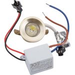 Светодиодный светильник направленного света HOROZ ELECTRIC 016-003-0001 1W, матовый хром, 4200K, 185-264V, MONICA HRZ33002914 (артикул 23402235) – фото 1