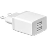 Универсальное сетевое зарядное устройство AKAI 2 USB 3.1A белый CH-6C04W (артикул 21357238) – фото 1