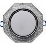Светильник General Lighting Systems GCL-GX53-H38-BL-7 ГРАНЕНЫЙ СЕРЕБРЯНЫЙ БЛЕСК 661260 (артикул 21370342) – фото 1