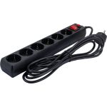 Фильтр SVEN Optima 3,0 м (6 розеток) черный, цветная коробка SV-013646 (артикул 25955165) – фото 1