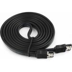 Интерфейсный кабель Cablexpert eSATA-eSATA 1.8м, 7pin/7pin, пакет CC-ESATA-DATA-6 (артикул 16211501) – фото 1