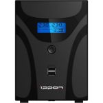 Источник бесперебойного питания IPPON Smart Power Pro II Euro 1200 720Вт 1200ВА черный 1029740 (артикул 18656982) – фото 1