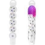 Розеточная колодка duwi Quick Fix 4 гн. с/з защ.шторки с выкл.16А 32021 2 (артикул 15852665) – фото 1