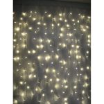 Гирлянда-бахрома КОСМОС 1,8x0,5м, 48LED, IP20, возможность соединения до 3шт от 220V, KOC_CUR-V21 (артикул 28429820) – фото 1