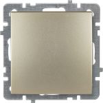 Механизм выключателя NILSON 1СП золото Touran/Alegra metallic 24150401 (артикул 16352144) – фото 1