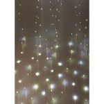 Гирлянда-Дождь КОСМОС 3x2м, 240LED, RGB, прозрачный провод, 8 режимов, от 220V, KOC_CUR-V107 (артикул 28429292) – фото 1