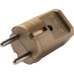Кабельная вилка с защитным контактом ABL, без защитной муфты 16A 2P+E 250V, золотой 1116130 (артикул 21627454) – фото 1