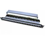 Патч-панель Hyperline PP3-19-24-8P8C-C6-SH-110D 19, 1U, 24 порта RJ-45 полн. экранированная, категория 6 246048 (артикул 16522387) – фото 1