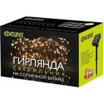 Солнечный светильник ФАZА SLR-G03-100Y нить, желт. 100 LED 5033320 (артикул 17403408) – фото 1