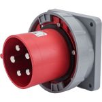 Встраиваемая вилка PCE 125А 400V 3P+N+E IP67 645-6 (артикул 16040190) – фото 1