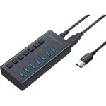 USB концентратор Harper HUB-07MB Black H00003295 (артикул 23672937) – фото 1