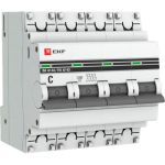 Автоматический выключатель EKF PROxima ВА 47-63, 4P, 50А, C, 4,5kA, SQ mcb4763-4-50C-pro (артикул 16040643) – фото 1