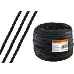 Ретро провод TDM ""Эко"" 3x1,5 витой ГОСТ черный 50м SQ2801-0133 (артикул 20991525) – фото 1