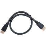 Кабель HDMI Wize CP-HM-HM-0.5M 0.5 м, v.2.0, K-Lock, soft cable, 19M/19M, 4K/60 Hz 4:4:4, Ethernet, позолоченные разъемы, экран, темно-серый, 6 121638 (артикул 26917526) – фото 1