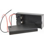 Отсек для элементов питания Robiton Bh1x9V/switch с выключателем и двумя проводами PK1 16518 (артикул 21094438) – фото 1