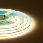 Светодиодная лента MAKSILED cob 24В, 480д/м, 10Вт/м, ip20, 850Лм/м, 3000k, теплый белый, 5м ML-R480-COB-WW-S (артикул 24920199) – фото 1