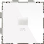USB розетка CGSS 2.1А белая Практика PL-W201U-WCG (артикул 20032516) – фото 1