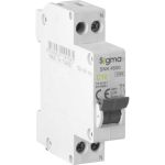 Автоматический выключатель Sigma Elektrik 1P+N 10A 4.5kA, 12 шт 4SN110C (артикул 26962652) – фото 1