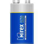 Щелочная батарея Mirex 6lr61/крона 9v 1 шт shrink 23702-6LR6-S1 (артикул 27080192) – фото 1