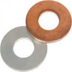 Шайба EKF алюминомедная ШАМ 28/13 PROxima 10 шт SQsham-28-13 (артикул 16058402) – фото 1