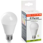 Светодиодная низковольтная лампа FERON (12W) 12-48V E27 4000K A60, LB-19 48729 (артикул 29912366) – фото 1