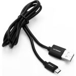 Кабель usb micro usb Ergolux Elx-cdc01p-c02 промо 2а, 1м, черный, зарядка+передача данных, пакет 15088 (артикул 27729066) – фото 1