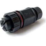 Водостойкий 3-полюсный разъем TTAF Elektronik розетка 250V 20A IP68 WPF-0300M20 (артикул 17745604) – фото 1