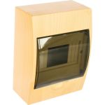 Распределительный щит EKF навесной ЩРН-П-6 светлое дерево, IP41, PROxima, SQ pb40-n-6-light (артикул 16131947) – фото 1
