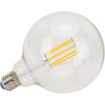 Лампа Uniel LED-G125-15W/3000K/E27/CL PLS02WH Форма шар, прозрачная UL-00004860 (артикул 15932523) – фото 1