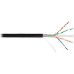 Кабель U/UTP NETLAN 4 пары, Кат.6, одножильный, медный, PE до -40C, черный, 305м EC-UU004-6-PE-BK (артикул 16393040) – фото 1