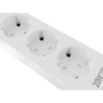 Сетевой фильтр Harper удлинитель UCH-440 White PD3.0 H00003204 (артикул 21740860) – фото 1